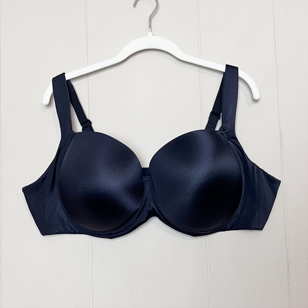 Soma Stunning Support Full Coverage Bra Black 44DD Underwire Full Figure 44E - Picture 3 of 10